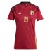 Maglie da calcio Belgio Timothy Castagne #21 Prima Maglia Femminile Europei 2024 Manica Corta